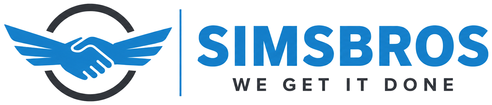 SimsBros logo - We Get It Done